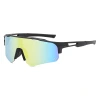 Men's and women's outdoor sports sunglasses, fashionable and colorful windproof cycling glasses, European and American UV-resistant sunglasses wholesale Specification image